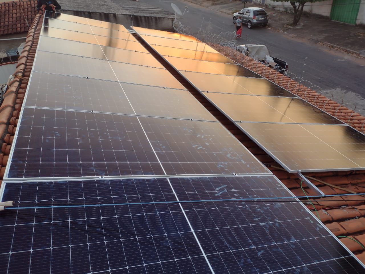 Projeto de sistema solar comercial 5